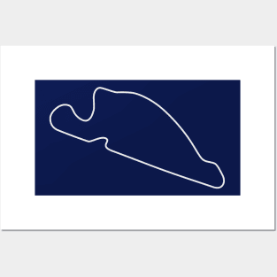 Portland International Raceway [outline] Posters and Art